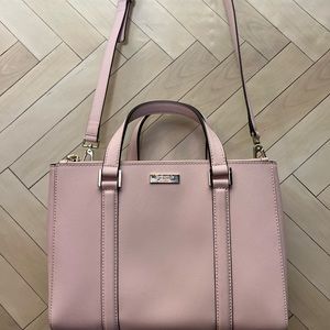 Kate Spade Pink Leather Tote Bag